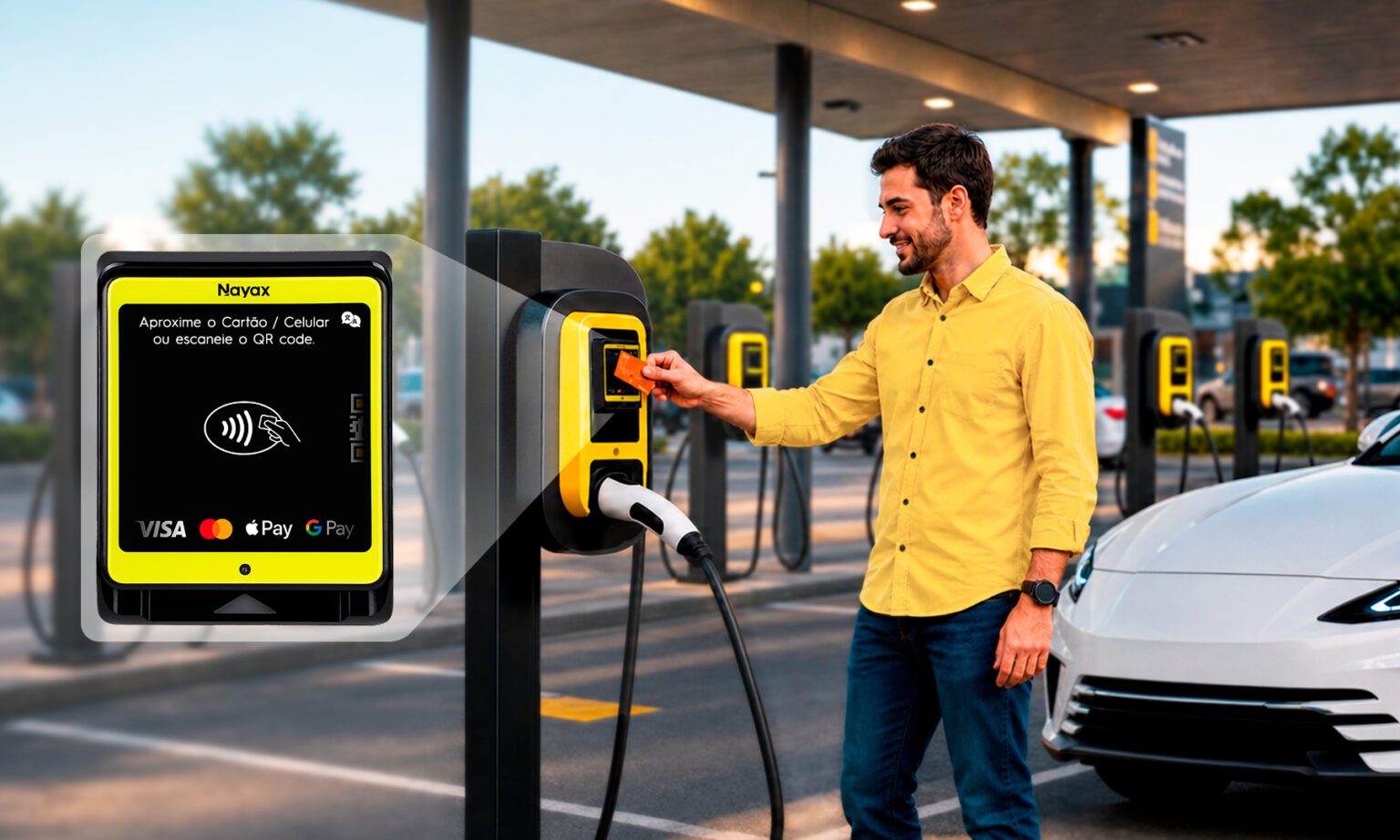 nayax-lanca-terminal-de-pagamento-direto-em-carregadores-de-veiculos-eletricos-no-brasil